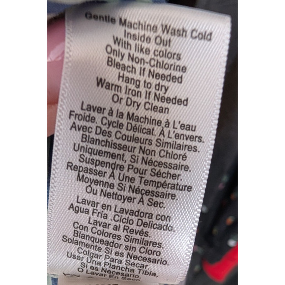 Nation LTD Womens Camille Blue Striped Cotton Tiered Ruffle Cottage Midi Dress L - Picture 9 of 13